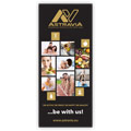 X-banner ASTRAVIA …BE WITH US BLACK, 180 × 80 cm