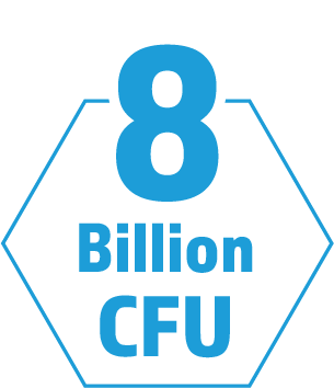 8 billion CFU